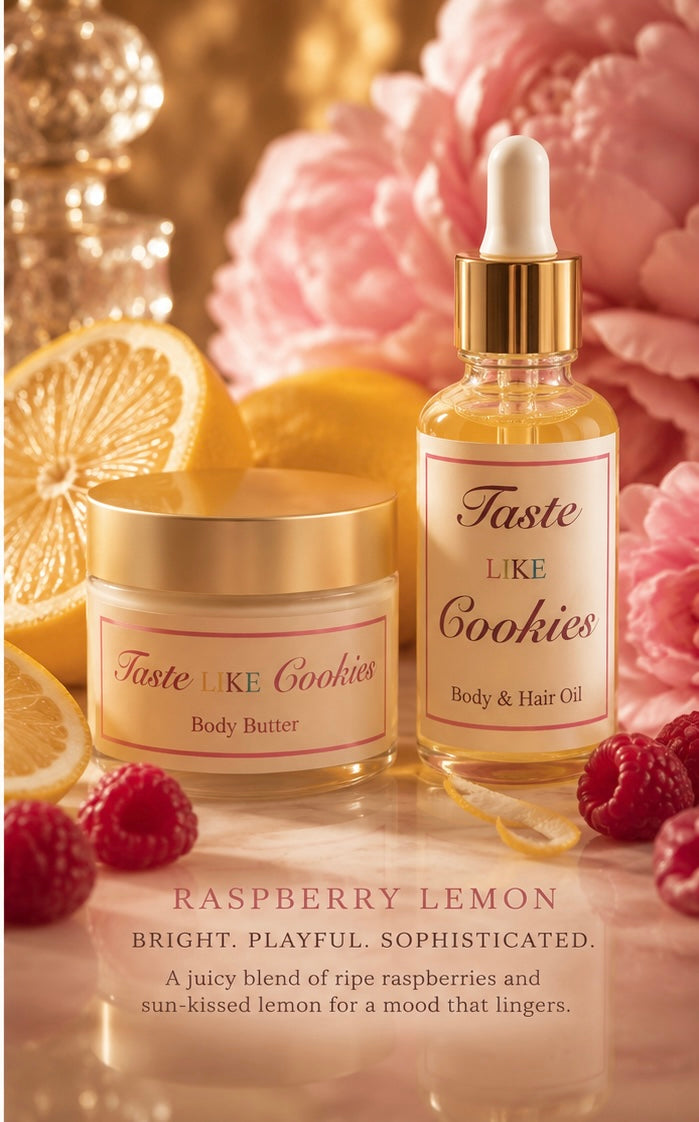 Lemon Raspberry Body Oil & Butter Set